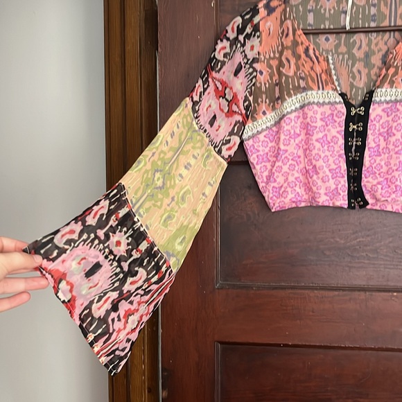 Free People cropped blouse - Picture 3 of 3